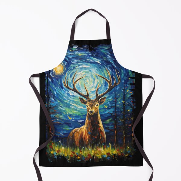 Item preview, Funny Deer Starry Night Illustration Mom Dad Kids designed and sold by rafaeltto.