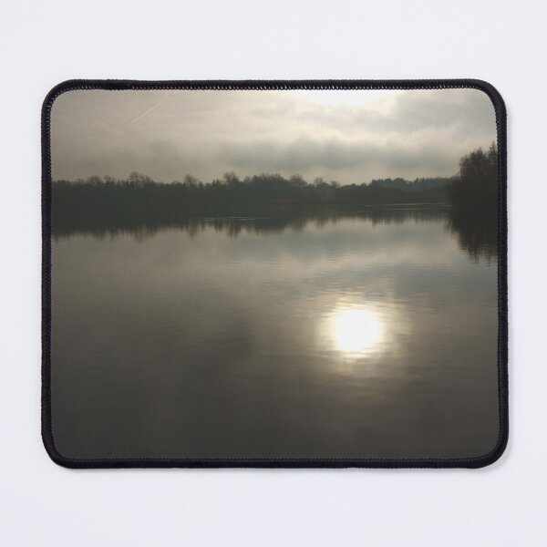 Item preview, Foggy Crown Lakes Skyscape reflection on a Winter Morning designed and sold by MikeWalksUK.
