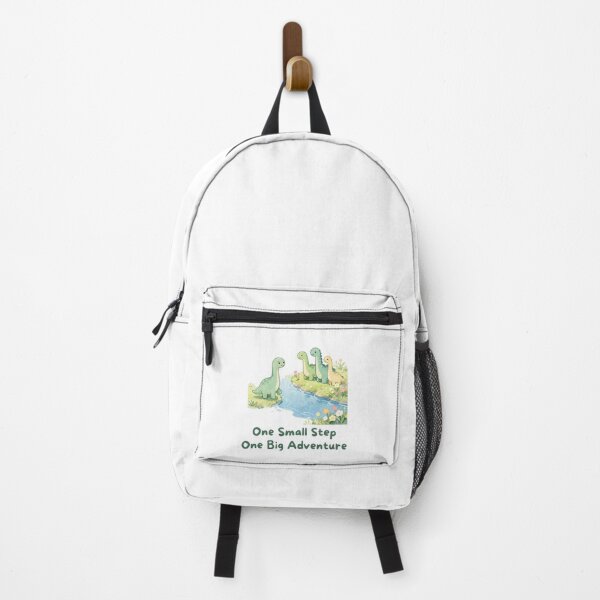 Item preview, One Small Step, One Big Adventure - Cute Watercolor Dinosaur designed and sold by BCapybara.
