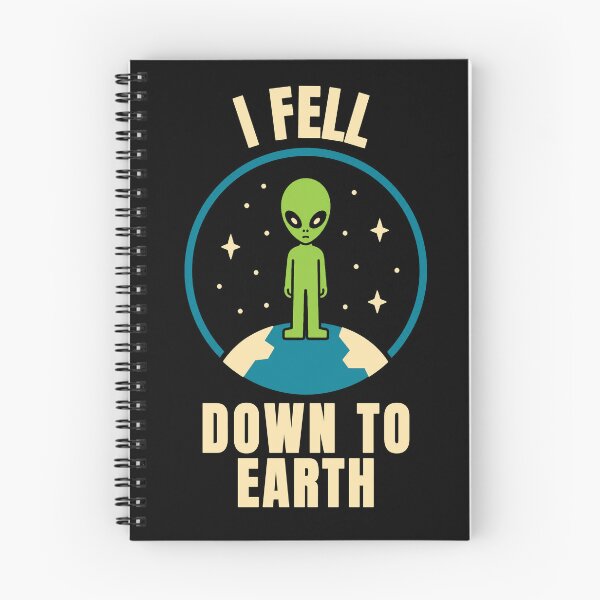 Item preview, I Fell Down To Earth Funny Alien Shirt designed and sold by Lyfeinsights.