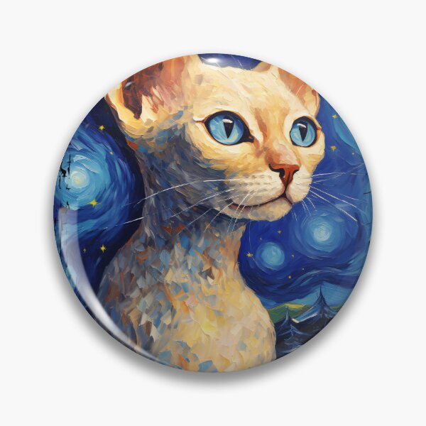 Item preview, Funny Devon Rex Starry Night Illustration Mom Dad Kids designed and sold by rafaeltto.