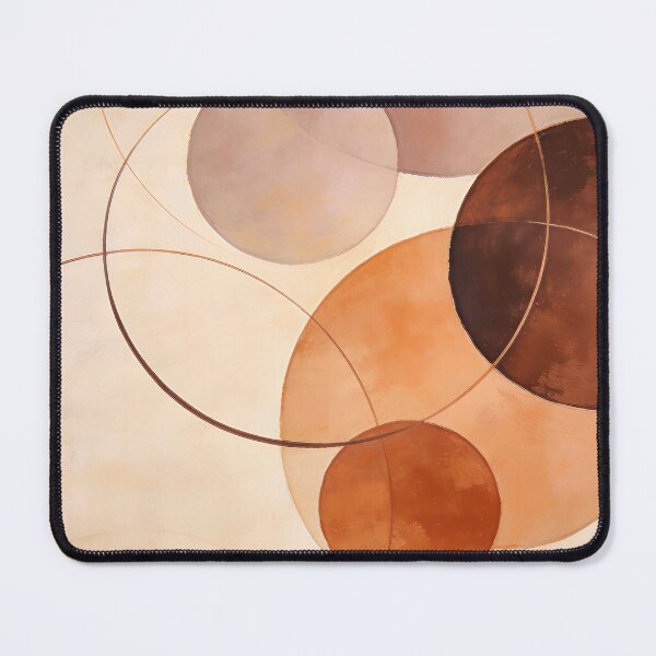 Item preview, Abstract circles in shades of brown designed and sold by paulrommer.