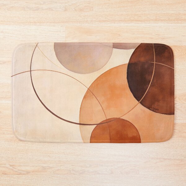Item preview, Abstract circles in shades of brown designed and sold by paulrommer.