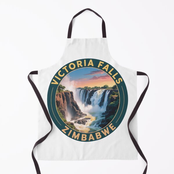 Item preview, Zambezi Victoria Falls – Realistic Sunset Travel Badge designed and sold by KivaroArt.