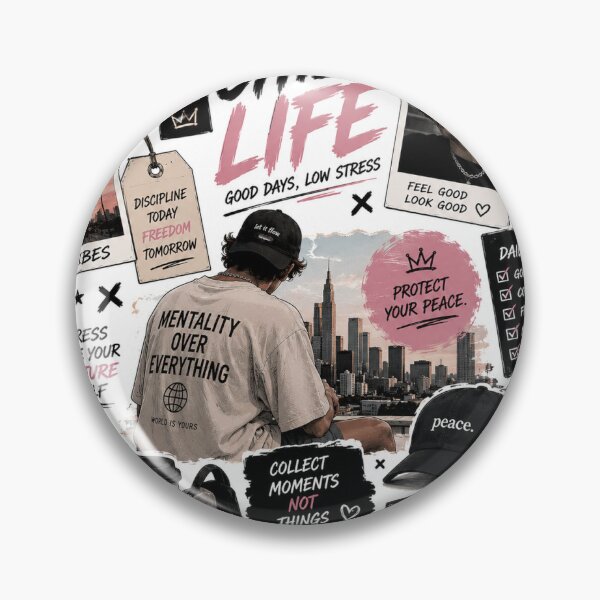 Item preview, Chill Life | Gen Z Fashion & Main Character Energy Sticker designed and sold by Ananyamalik12.