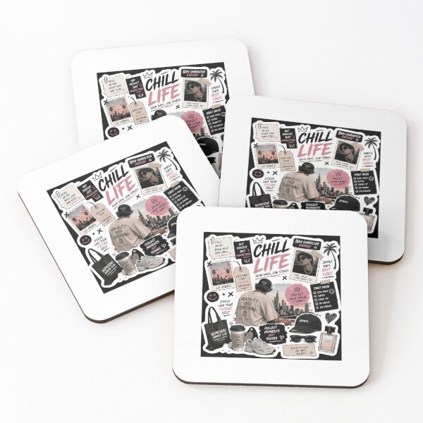 Item preview, Chill Life | Gen Z Fashion & Main Character Energy Sticker designed and sold by Ananyamalik12.
