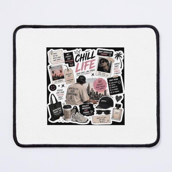 Item preview, Chill Life | Gen Z Fashion & Main Character Energy Sticker designed and sold by Ananyamalik12.