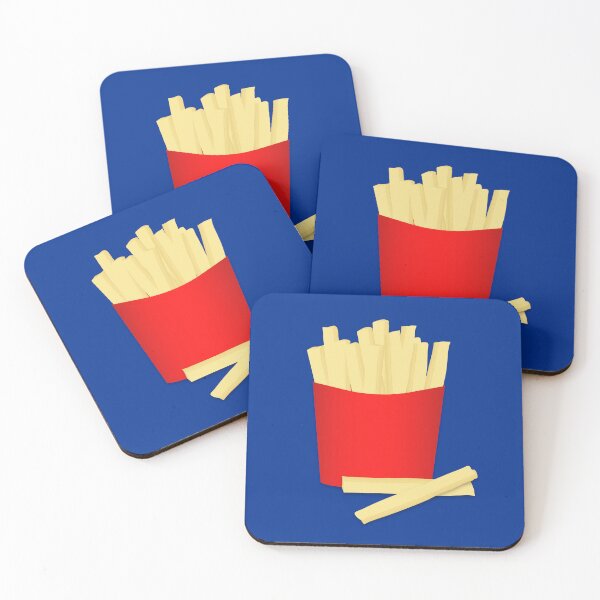 Item preview, French Fry Lover Sticker Favorite Food Minimalist Design designed and sold by queenbeanzdesign.