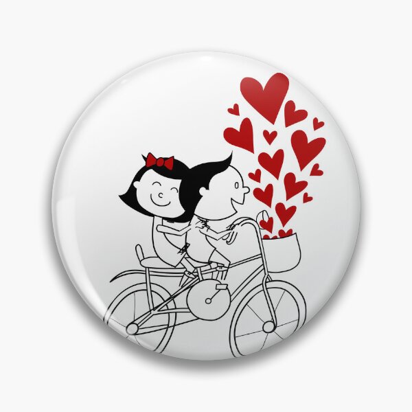 Item preview, Love on Two Wheels - Hearts of Joy designed and sold by Boujart.