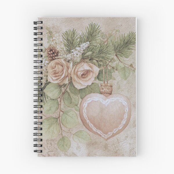 Item preview, Neutral shabby chic floral heart decor designed and sold by olenapetol.