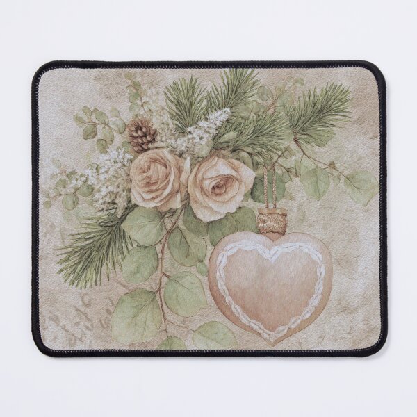 Item preview, Neutral shabby chic floral heart decor designed and sold by olenapetol.