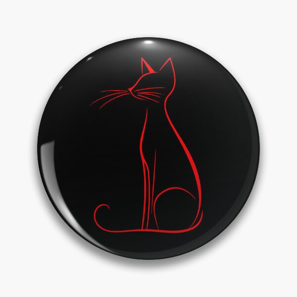 Item preview, Crimson Cat Silhouette designed and sold by ClubVacay.