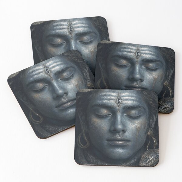 Item preview, Shiva Deep Meditation Hindu God Sacred Art Print designed and sold by Sovira Studio .