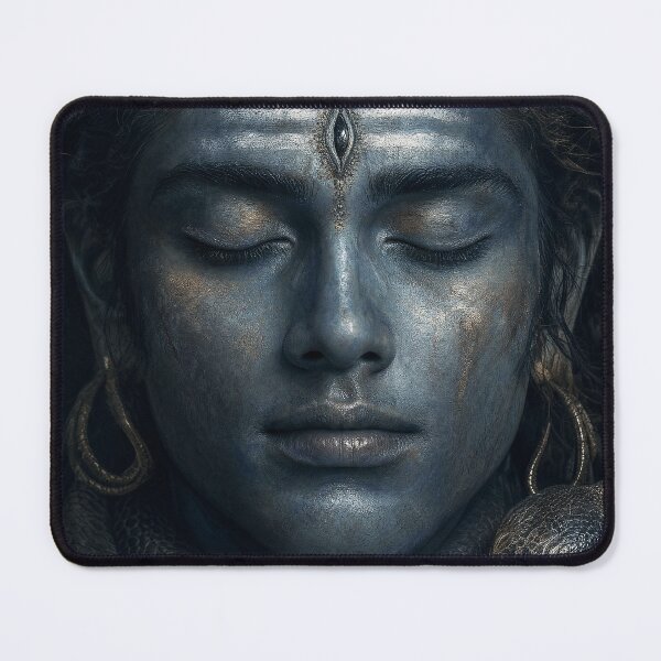 Item preview, Shiva Deep Meditation Hindu God Sacred Art Print designed and sold by Sovira Studio .