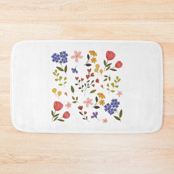 Item preview, Moody Wildflower Meadow and Botanical Floral Pattern designed and sold by StoriesInGrain.