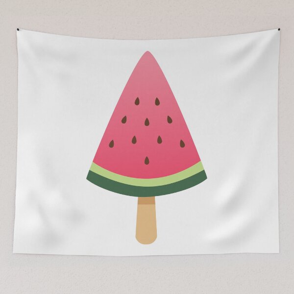 Item preview, Cute Watermelon Slice Ice Cream Popsicle designed and sold by Nikola Dio.