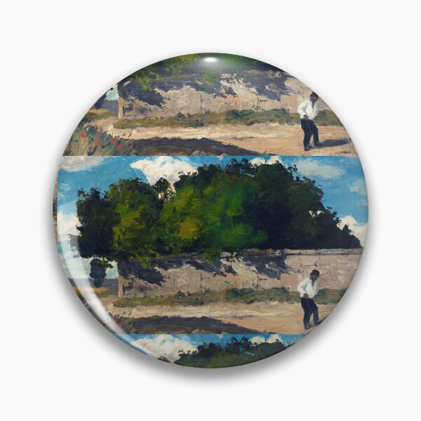 Item preview, Solitary Figure by Garden designed and sold by artofuniverse.