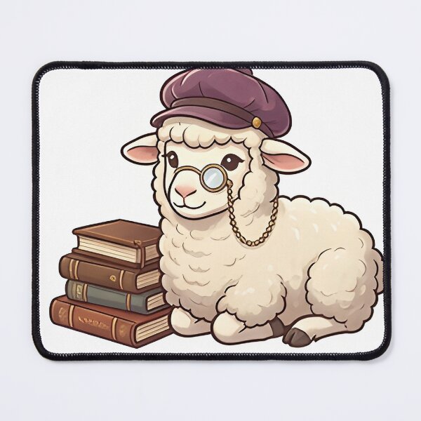 Item preview, book and sheep designed and sold by udsnevershop.