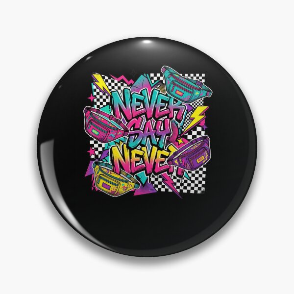 Item preview, Never Say Never 90s Retro Fanny Pack Street Art designed and sold by snowry.
