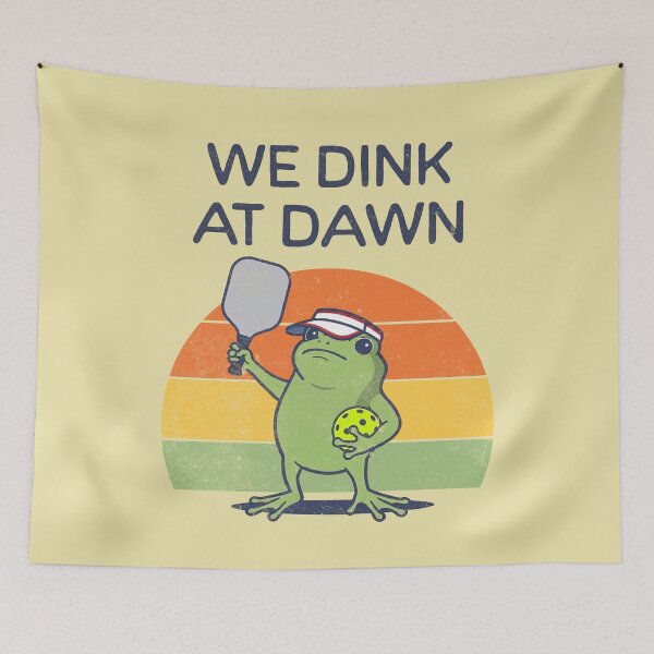 Item preview, Funny Pickleball Frog We Dink At Dawn Player designed and sold by d247.