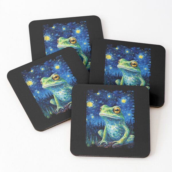 Item preview, Funny Frog Starry Night Illustration Mom Dad Kids designed and sold by rafaeltto.