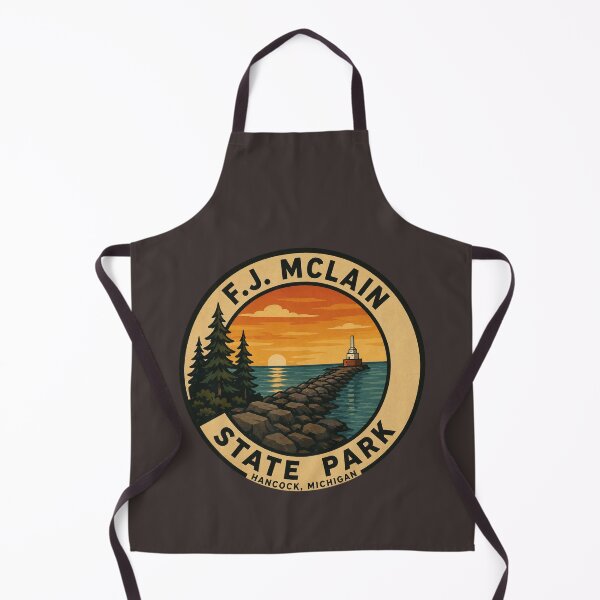 Item preview, F.J. McLain State Park Michigan Vintage Badge designed and sold by American Travels.