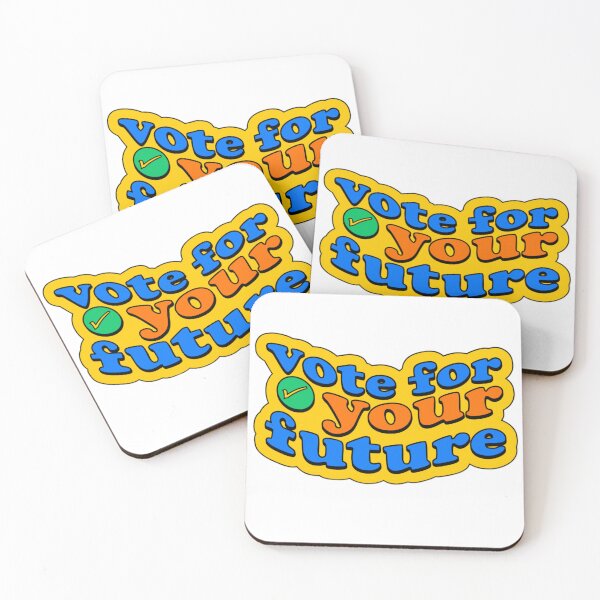 Item preview, Retro Vote for Your Future Typography designed and sold by DailyDoodlesBySumbul.