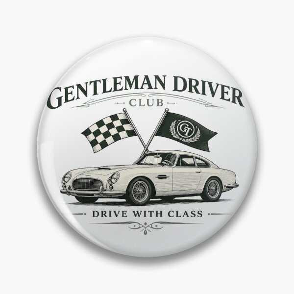 Item preview, Gentleman Driver Club Vintage Classic Car Shirt | Retro European Sports Car Racing Design | Classic Automobile Gift for Car Enthusiasts designed and sold by Ivory Code.