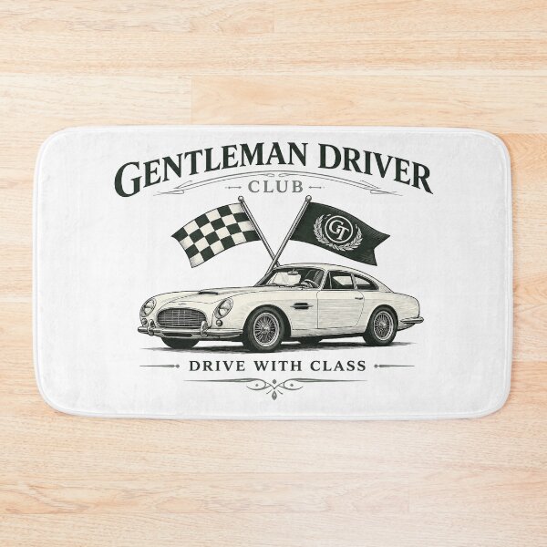 Item preview, Gentleman Driver Club Vintage Classic Car Shirt | Retro European Sports Car Racing Design | Classic Automobile Gift for Car Enthusiasts designed and sold by Ivory Code.