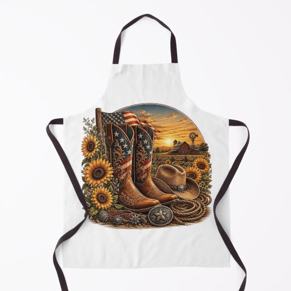 Item preview, Patriotic Cowboy Boots and American Flag designed and sold by PetalGarden.