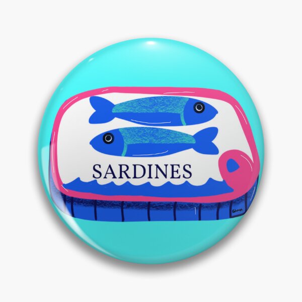 Item preview, Pastel sardines in a tin  designed and sold by giulyz.