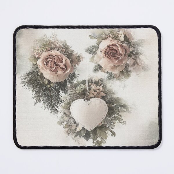Item preview, Hanging hearts with roses vintage romantic design designed and sold by olenapetol.