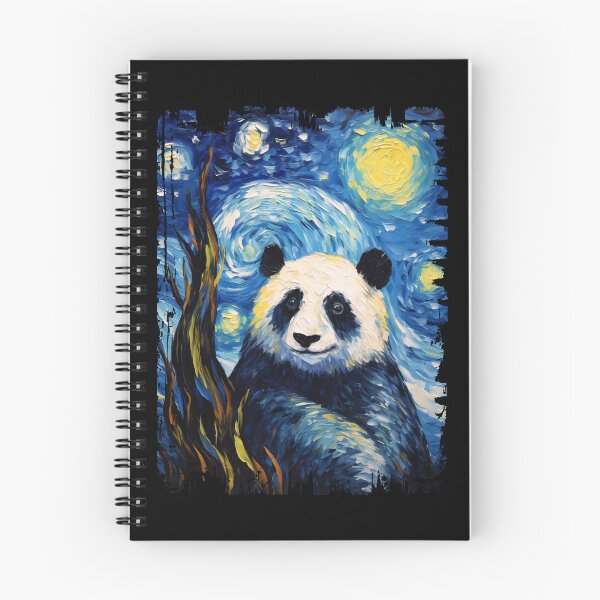 Item preview, Funny Giant Panda Starry Night Illustration Mom Dad Kids designed and sold by rafaeltto.