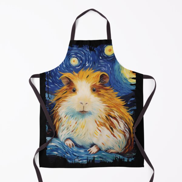 Item preview, Funny Guinea Pig Starry Night Illustration Mom Dad Kids designed and sold by rafaeltto.