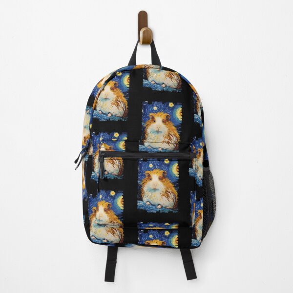 Item preview, Funny Guinea Pig Starry Night Illustration Mom Dad Kids designed and sold by rafaeltto.