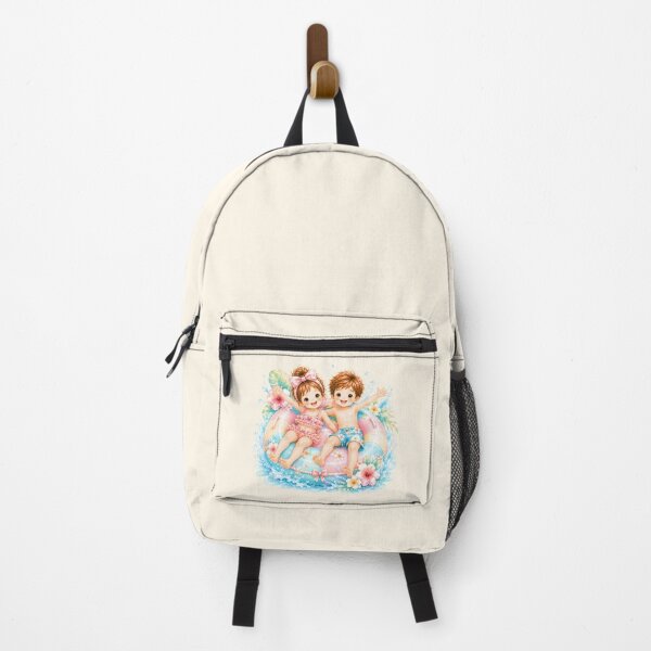 Item preview, Cute Summer Pool Float Friends | Tropical Kawaii Kids Illustration designed and sold by looplandger.
