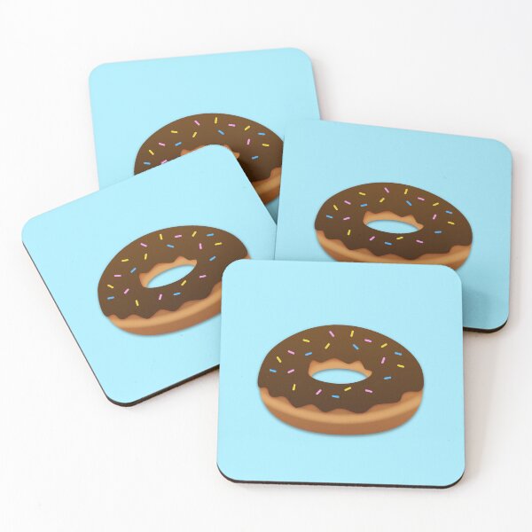 Item preview, Donut Lover Sticker Favorite Food Minimalist Design designed and sold by queenbeanzdesign.