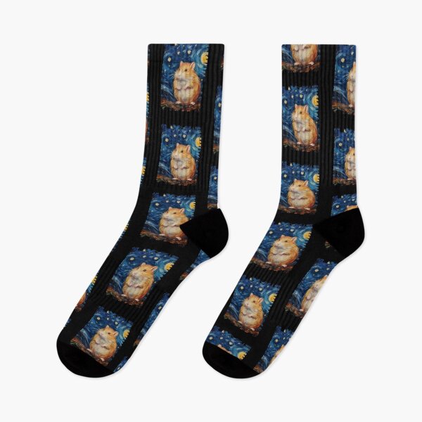 Item preview, Funny Hamster Starry Night Illustration Mom Dad Kids designed and sold by rafaeltto.