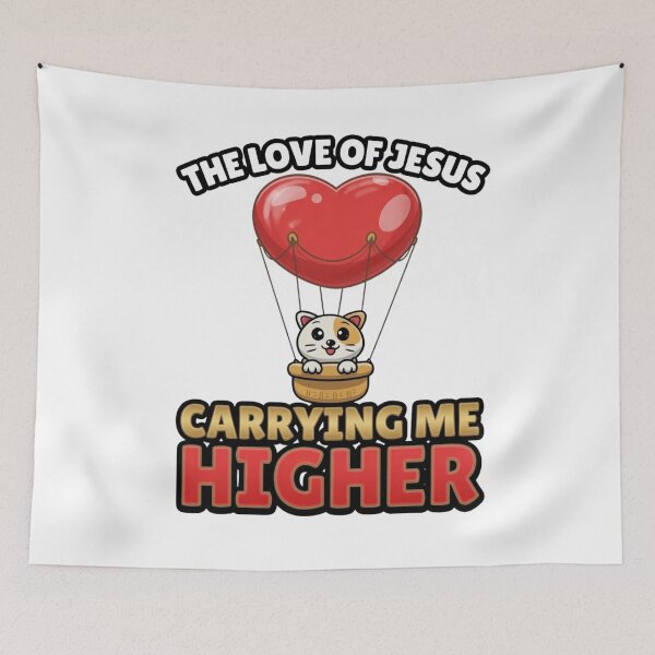 Item preview, The Love of Jesus Lifts Me Higher designed and sold by KINGDOM GOLD STUDIO.