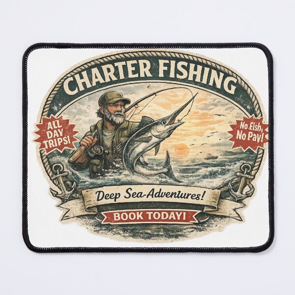 Item preview, Charter Fishing Swordfish designed and sold by Retireddoc68.