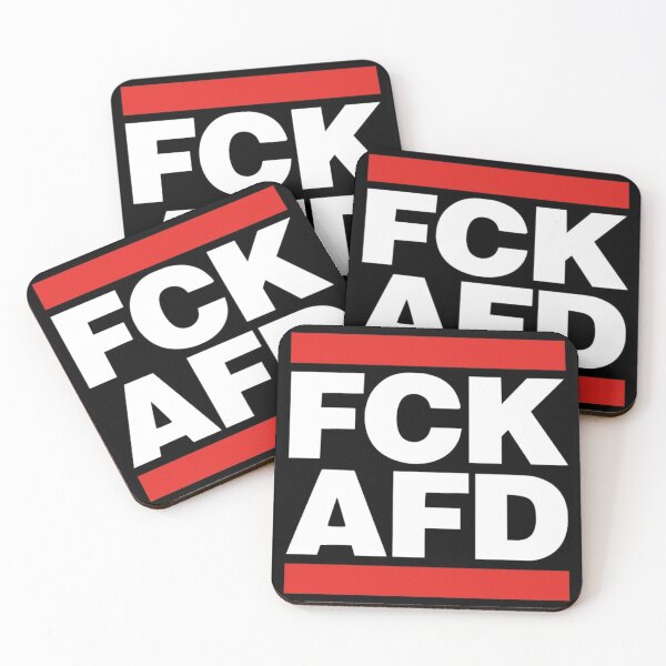 Item preview, Diseño "FCK AFD" - Contra los nazis - Antifa - Que se jodan los nazis - Izquierdistas - 161 designed and sold by Sticks-Like-Gum.