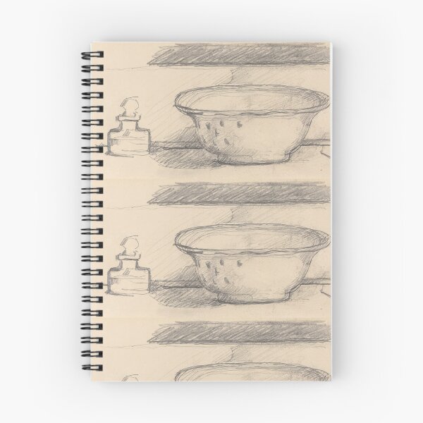 Item preview, Pencil Sketch of Bowl and Inkwell designed and sold by artofuniverse.