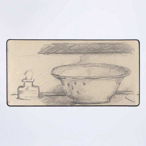 Item preview, Pencil Sketch of Bowl and Inkwell designed and sold by artofuniverse.