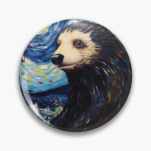 Item preview, Funny Honey Badger Starry Night Illustration Mom Dad Kids designed and sold by rafaeltto.