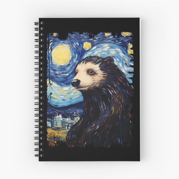 Item preview, Funny Honey Badger Starry Night Illustration Mom Dad Kids designed and sold by rafaeltto.