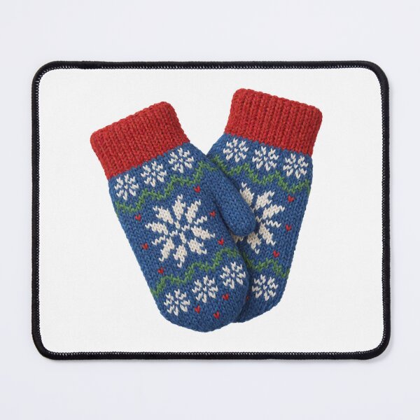 Item preview, Christmas Mittens Sticker | Cozy Winter Holiday Decor designed and sold by AillustriaAK.