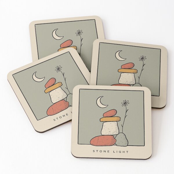 Item preview, Retro Indie Zen Stones designed and sold by Late Theory.