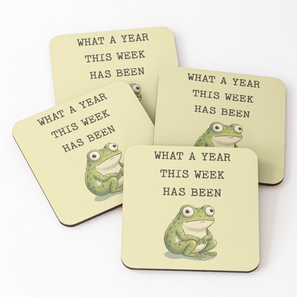 Item preview, What A Year This Week Has Been Stressed Frog designed and sold by d247.