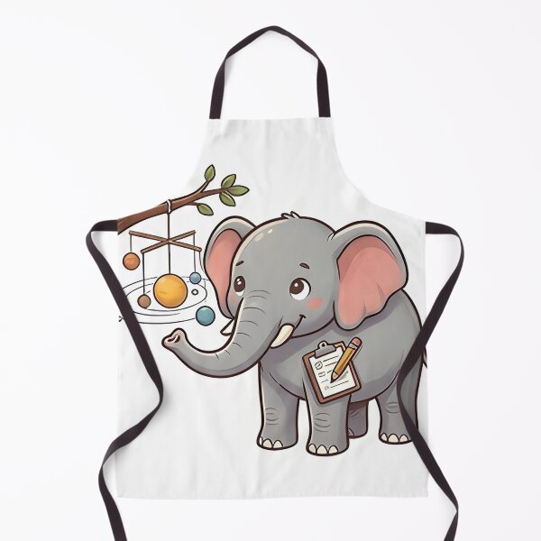 Item preview, elephant and book designed and sold by udsnevershop.