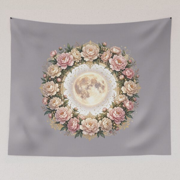Item preview, Sacred Peony Moon Gate designed and sold by MoonSoul Studio.